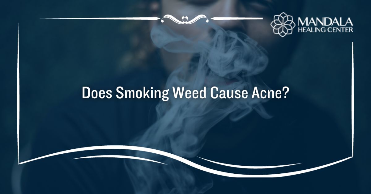 does smoking weed cause acne